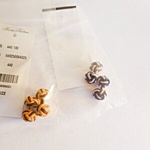 NEW BROOKS BROTHERS KNOT CUFFLINKS TWO SETS